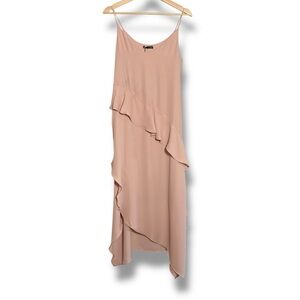 NWT Krisa Asymmetrical maxi dress in aurora XS